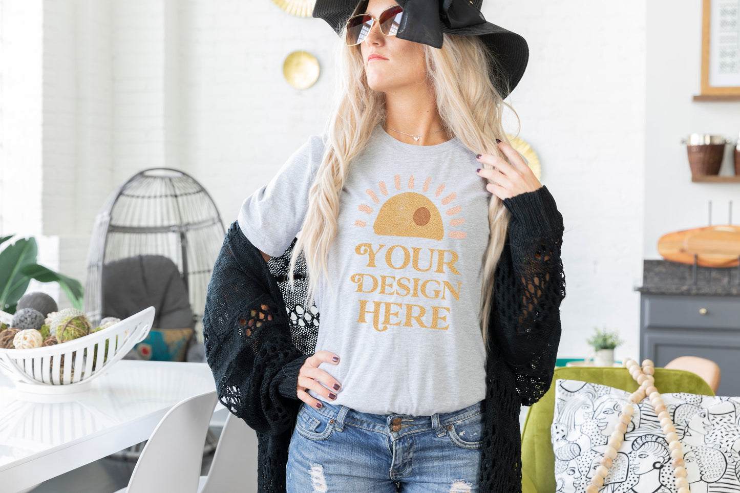 Bella Canvas 3001 T-Shirt Model Mockup Bundle | 70 Colors, 1,500+ Mockups | Free Lifetime Updates